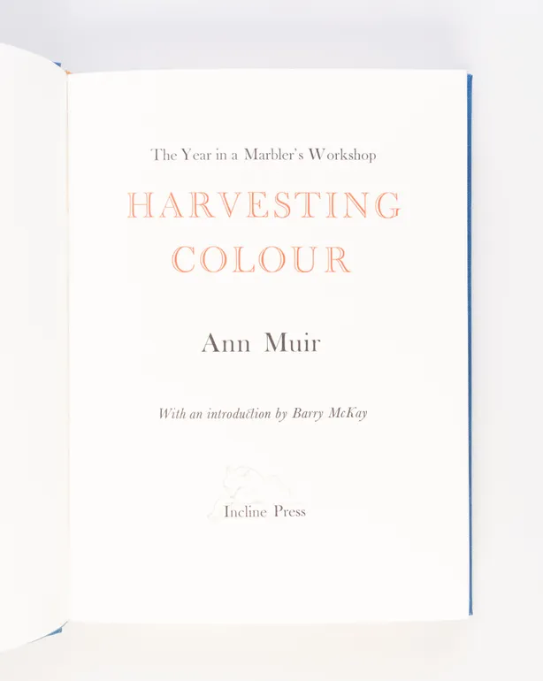 Harvesting Colour: The Year in a Marbler's Workshop.