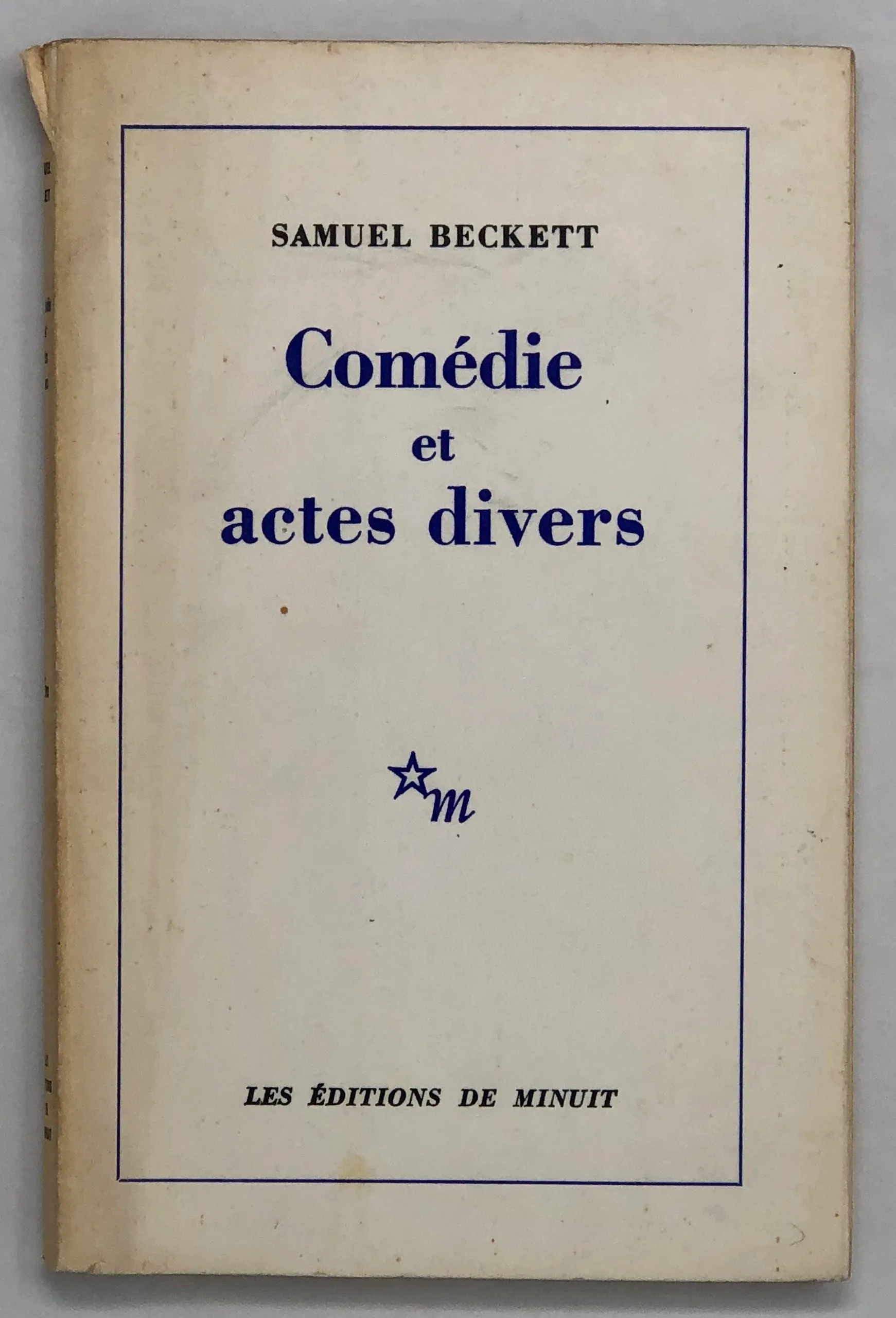 Comédie et actes divers.