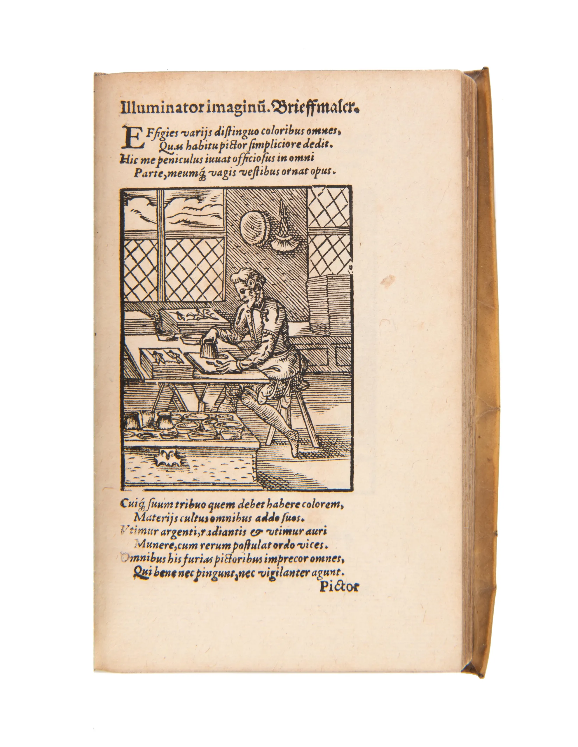 De omnibus illiberalibus sive mechanicis artibus... 
Frankfurt, (Georg I Rab for Sigmund Feyerabend), 1574