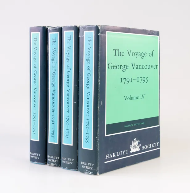 George Vancouver. A Voyage of Discovery to the North Pacific Ocean and Round the World 1791-1795. With an Introduction and Appendices.