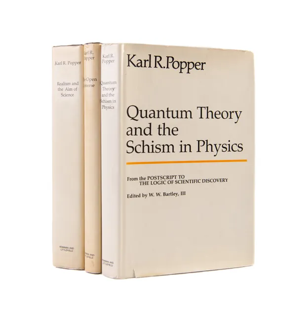 Postscript to the Logic of Scientific Discovery: Realism and the Aim of Science (Volume 1); The Open Universe (Volume 2); Quantum Theory and the Schism in Physics (Volume 3). Edited by W. W. Bartley, III.