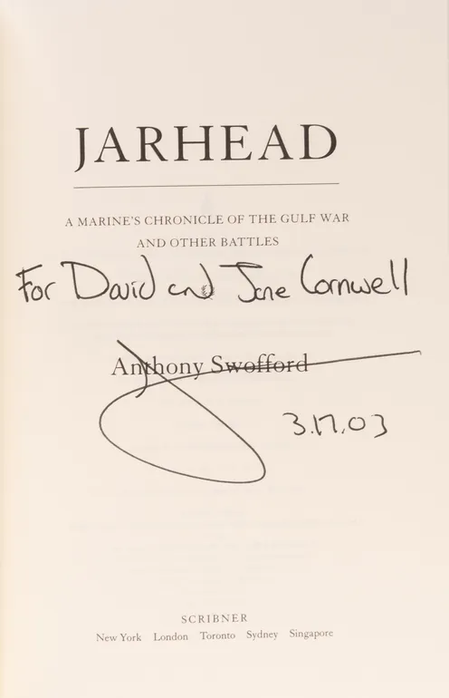 Jarhead. A Marine's Chronicle of the Gulf War and other Battles.