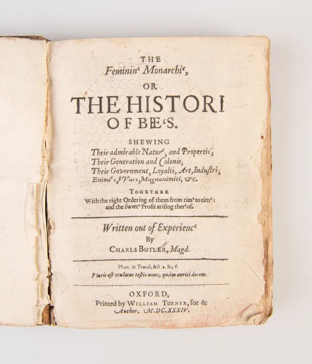 The Feminin' Monarchi', or The Histori of Bees.