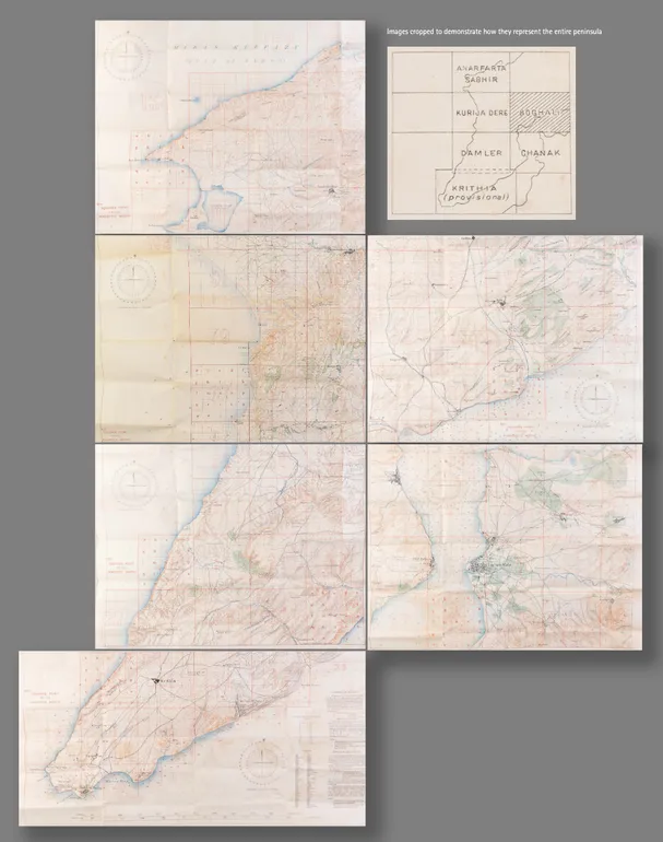 [Maps of the Gallipoli Peninsula.]
