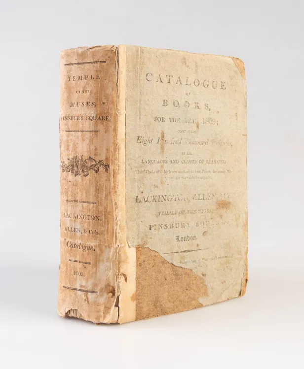 A Catalogue of Books, for the Year 1803;