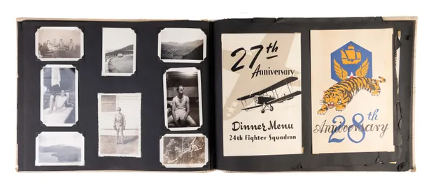 Photograph album and archive of material relating to military service in Panama.