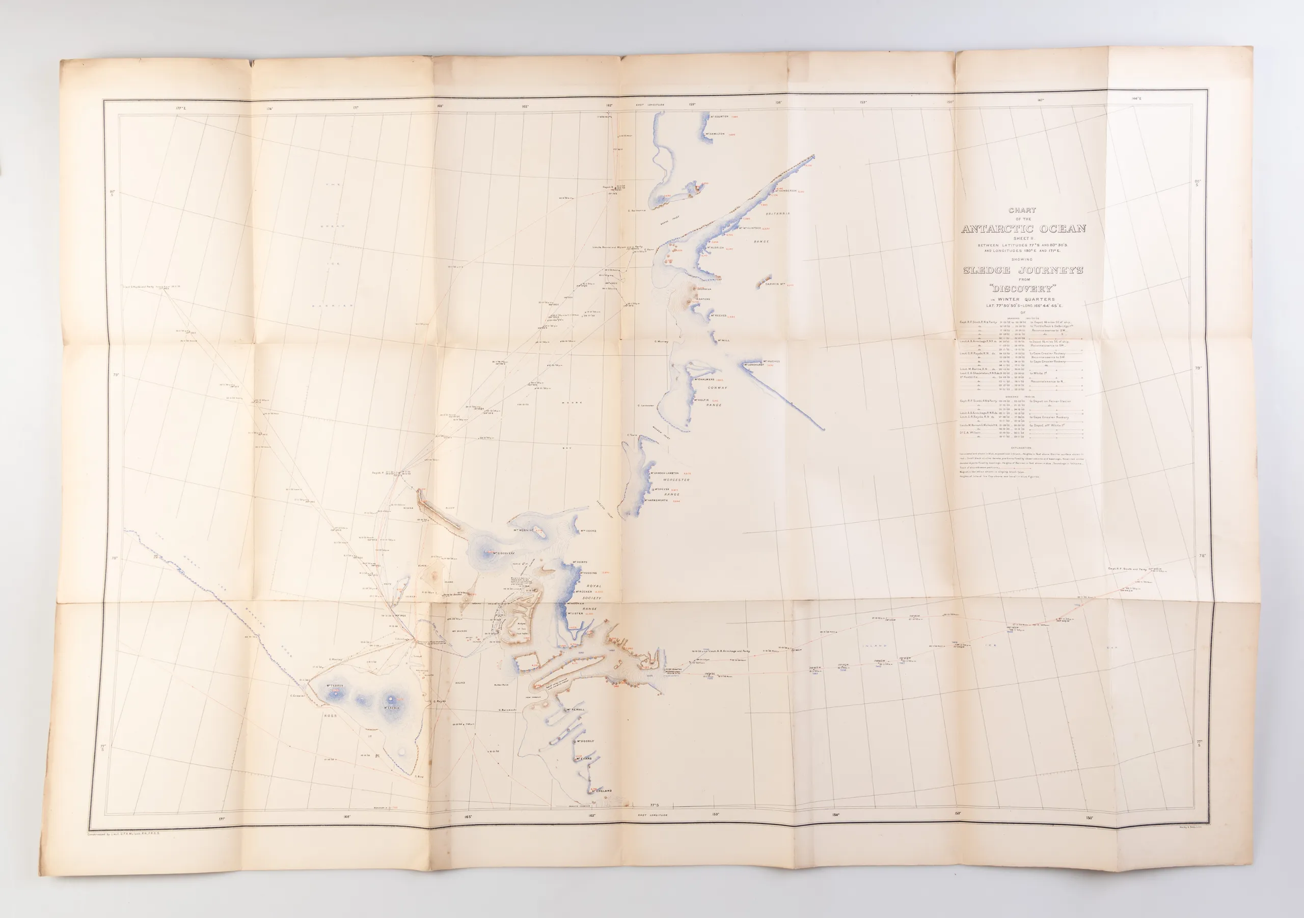 National Antarctic Expedition, 1901-1904. Charts.