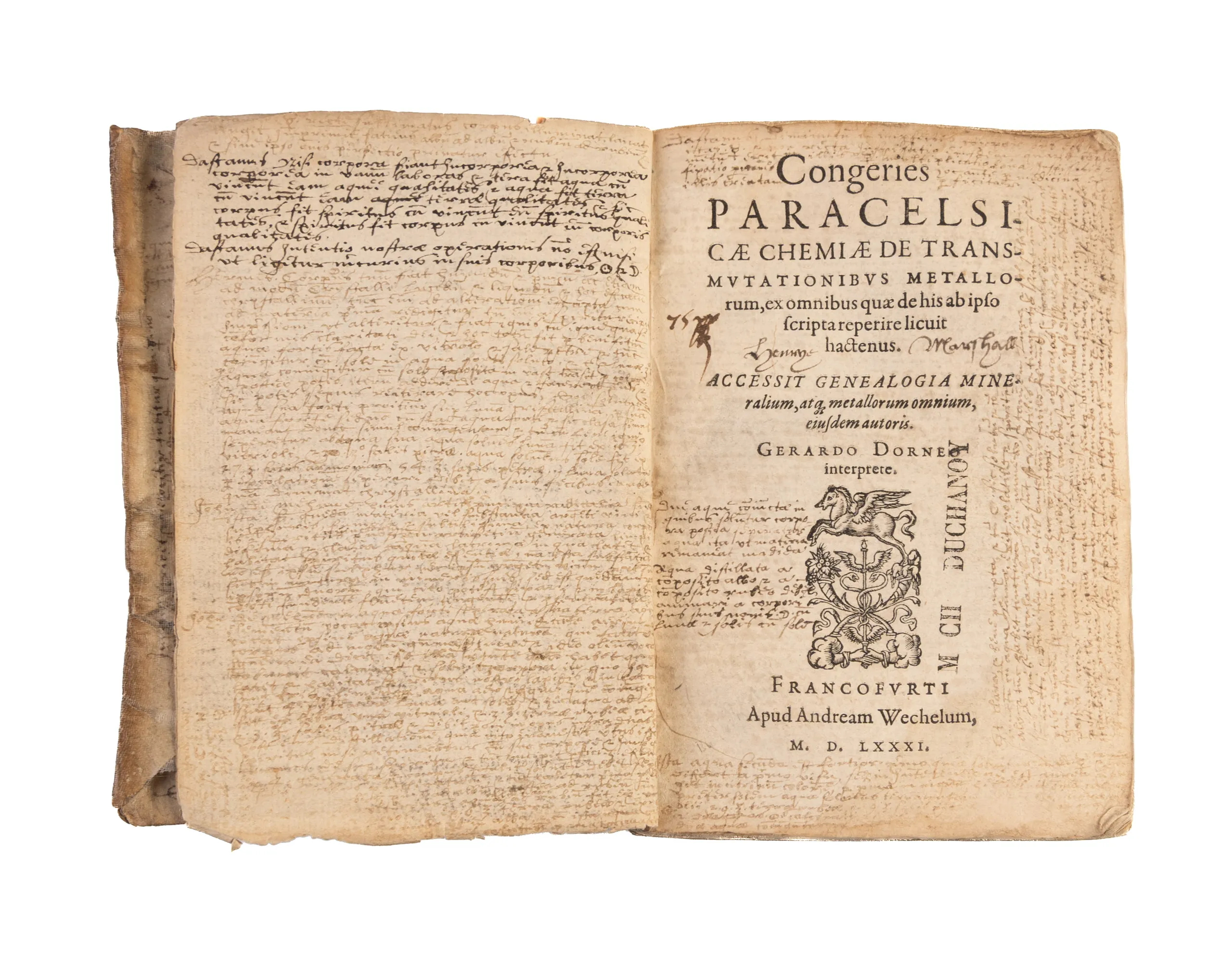 Congeries Paracelsicae chemiae de transmutationibus metallorum, ex omnibus quae de his ab ipso scripta reperire licuit hactenus.