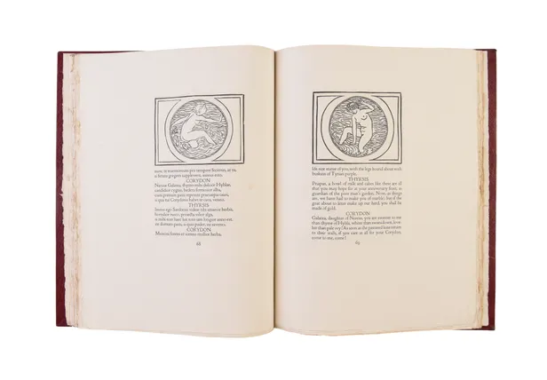 The Eclogues of Vergil. In the original Latin with an English prose translation by J. H. Mason with illustrations drawn and cut on the wood by Aristide Maillol.