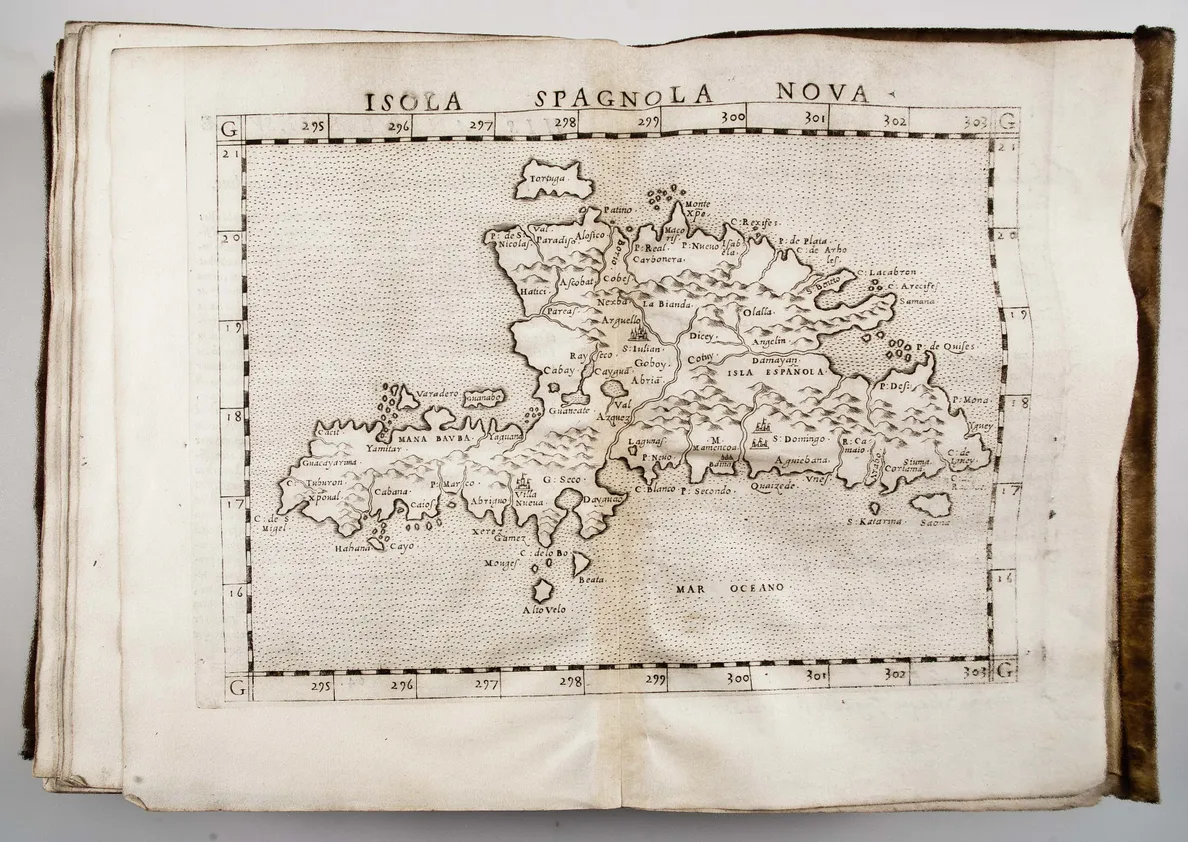 Geographia Cl. Ptolomaei Alexandrini olim a Bilibaldo Pirckheimerio traslata, ... Tabulæ XXVII, nempe antiquæ, & reliquæ nouæ, quæ totam continent terram, nostræ, ac Ptolemæi ætati cognitam ...