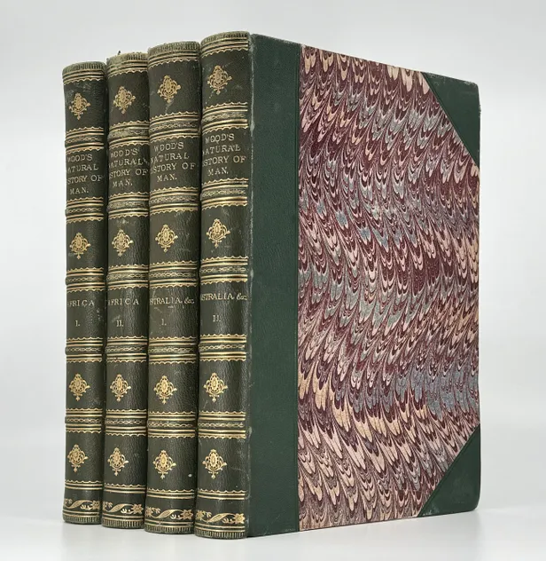 The Natural History of Man. Volumes 1 & 2 - AFRICA - with - Volumes 1 & 2 - Australia, New Zealand, Polynesia, America, Asia and Ancient Europe.
