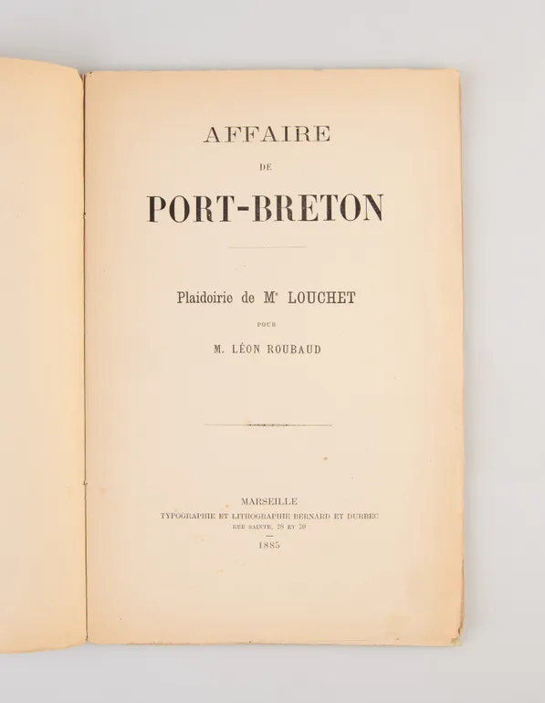 Affaire de Port-Breton.