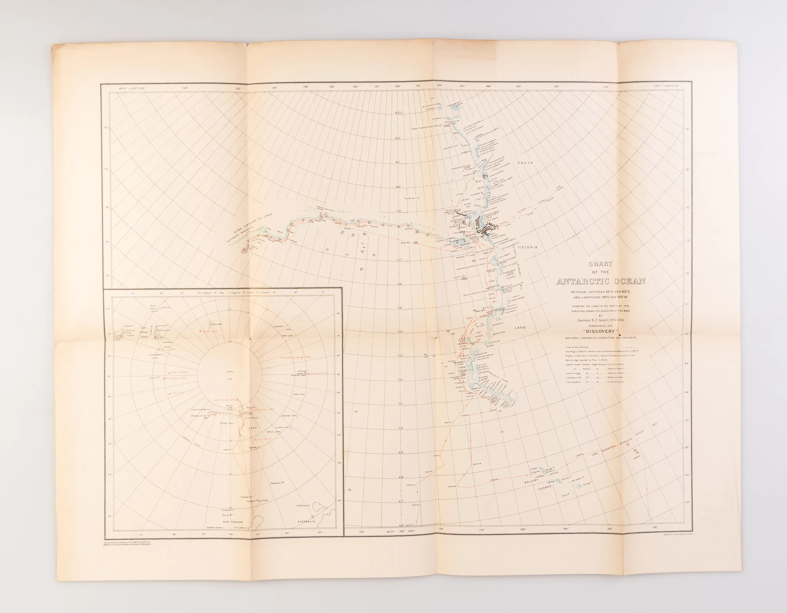 National Antarctic Expedition, 1901-1904. Charts.