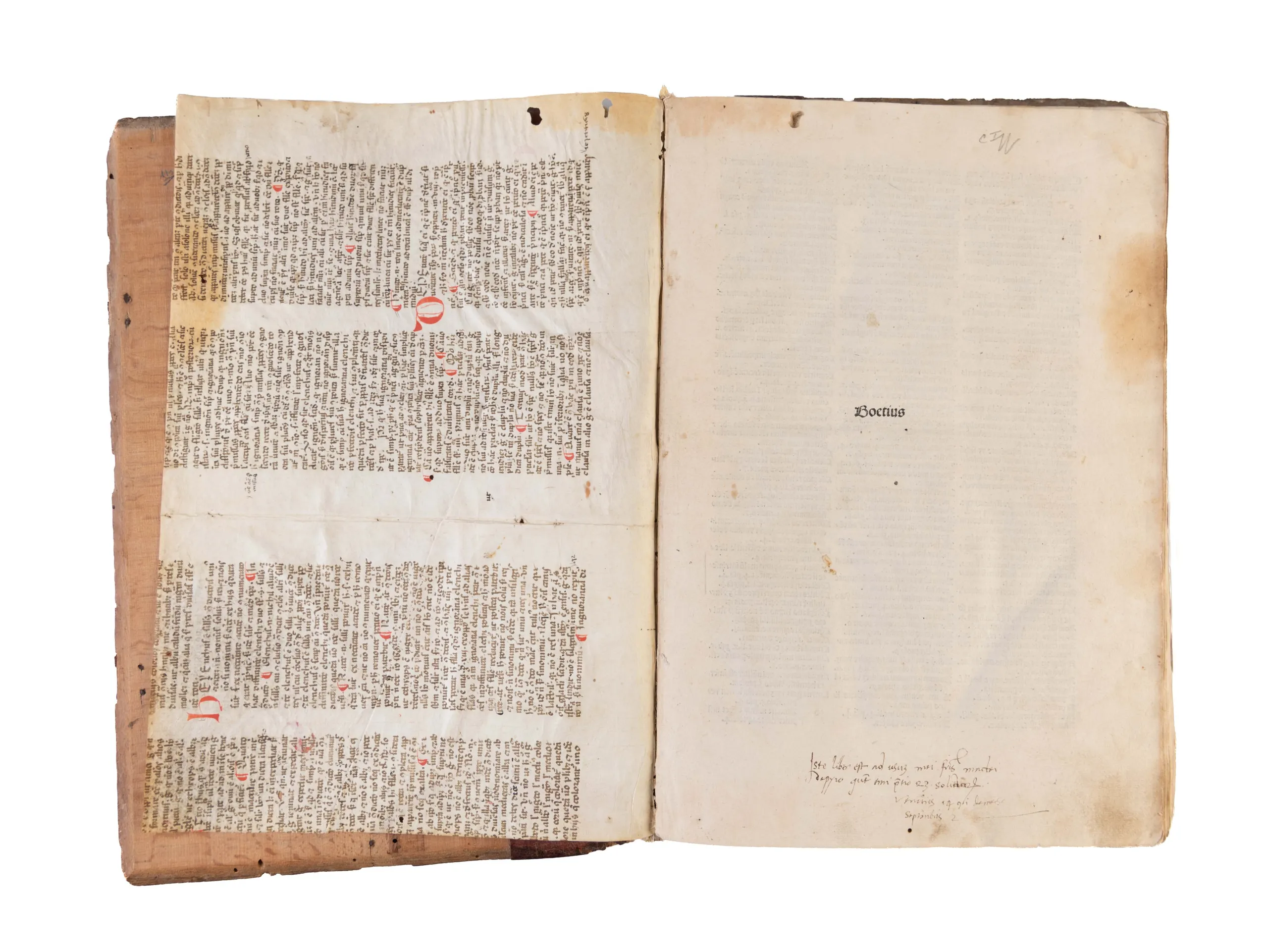 De consolatione philosophica. [Pseudo-Boethius:] De disciplina scholarium.