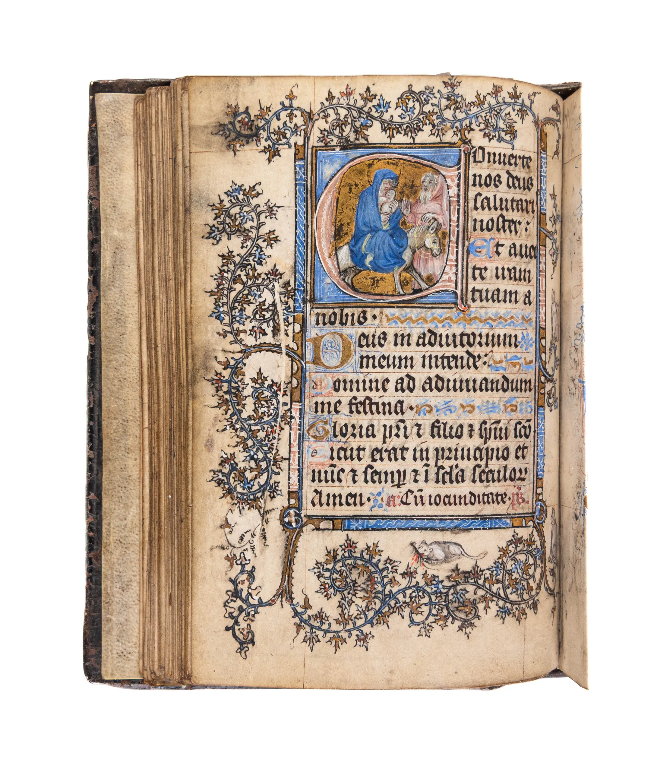 Book of Hours, Use of Arras & Tournai, in Latin with some Picard French.
Illuminated manuscript on parchment. [Northern France, c.1400]