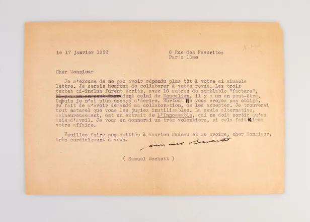 Typed Letter Signed (