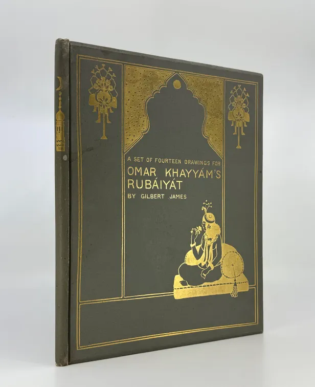 Fourteen Drawings Illustrating Edward Fitzgerald's Translation of Omar Khayyam by Gilbert James.