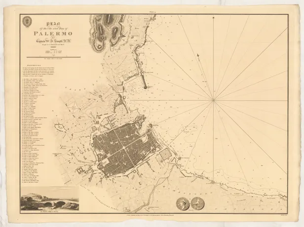 Plan of the City and Bay of Syracuse, ...
