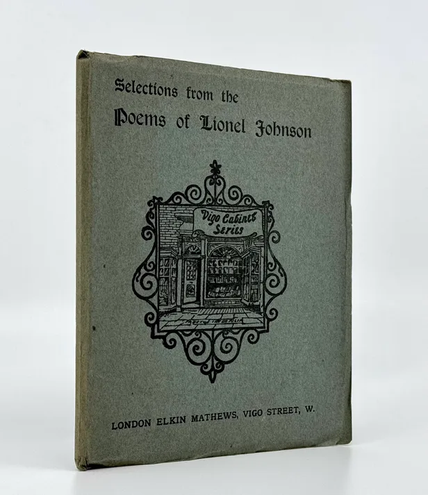 Selections from the Poems of Lionel Johnson.