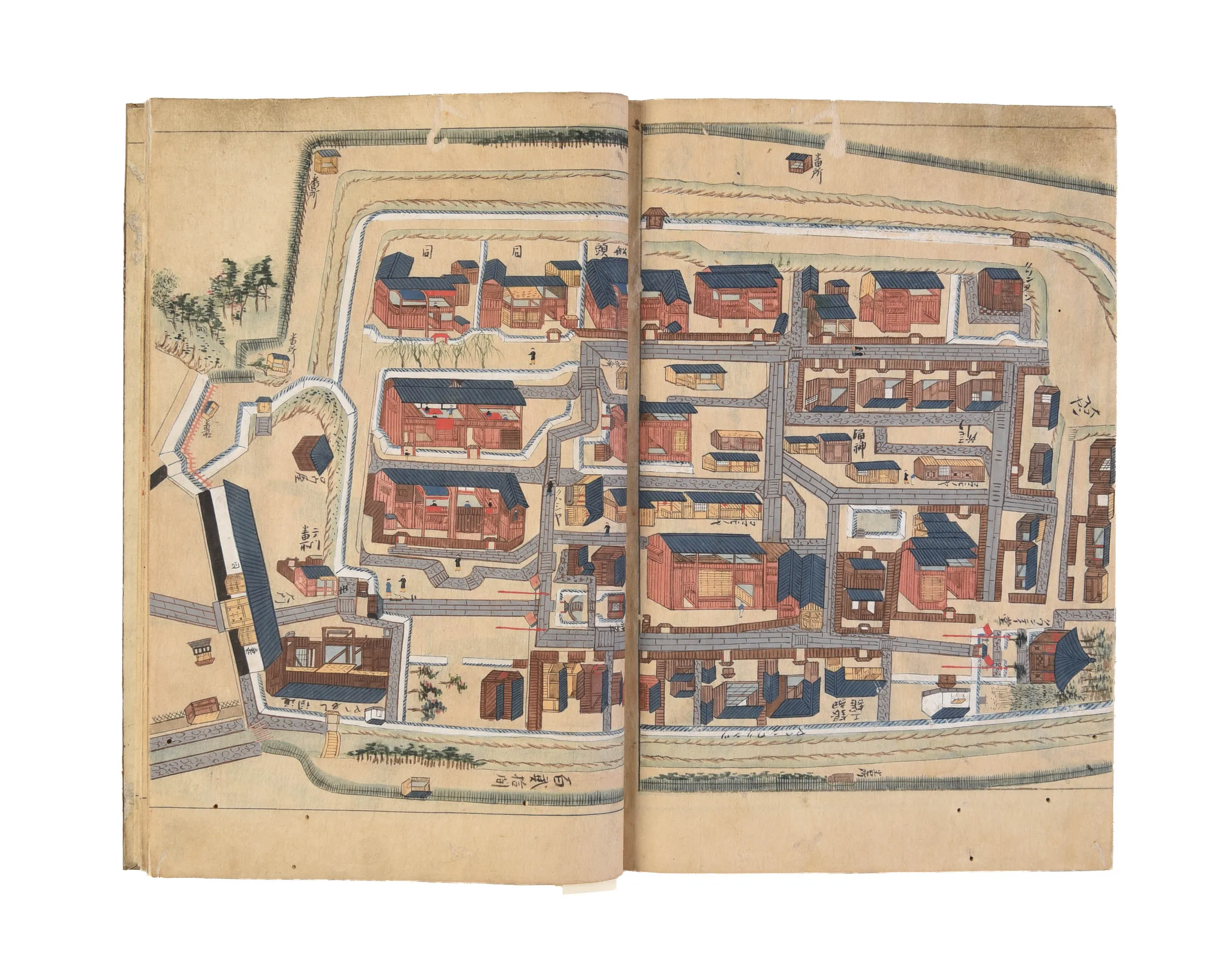 Nagasaki hyosho zu - Karafune hyosho zu. [Illustrated record of Nagasaki - Illustrated record of Chinese Ships].