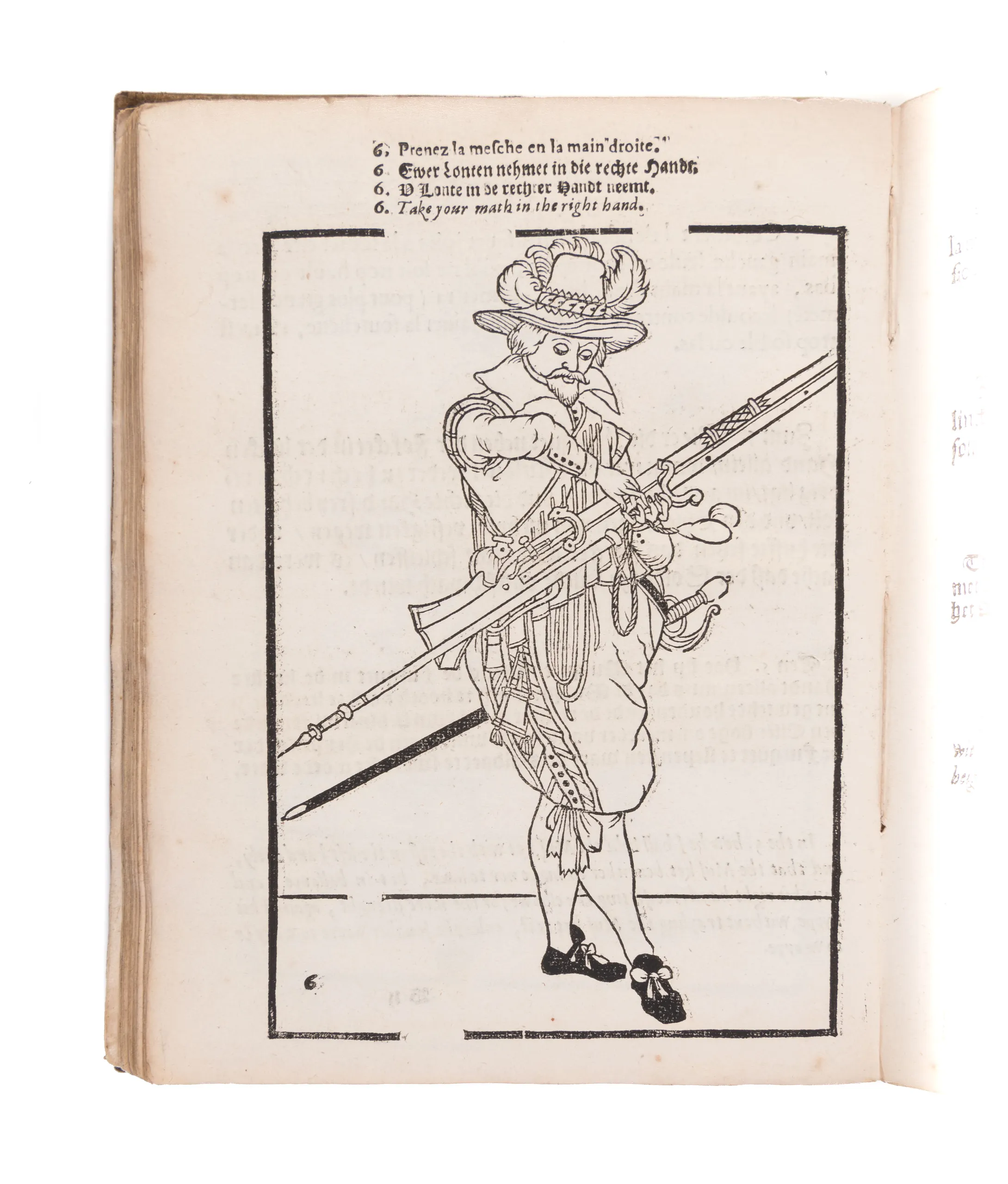 Maniement d'armes d'arquebuses, mousquets, & picques Selon l'ordre de monseig. le Prince Maurice, Pr. d'Orange, Comte de Nassau...Wapen-handelinghe van roers, musquetten, en spiessen... The exercise of armes for calivres, muskettes, and pikes... Waffen ha