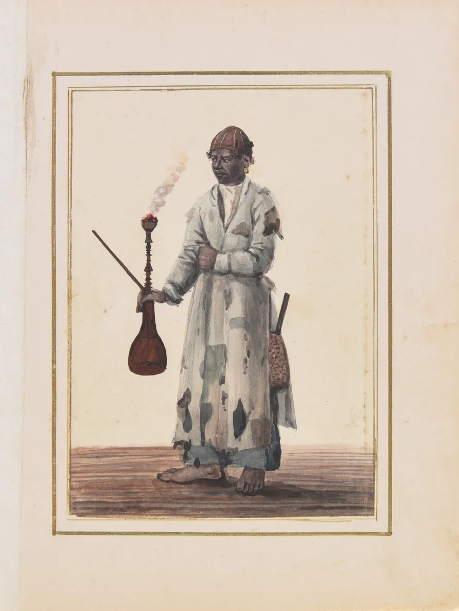 [An album of twenty-eight watercolours depicting Qajar tradespeople.]