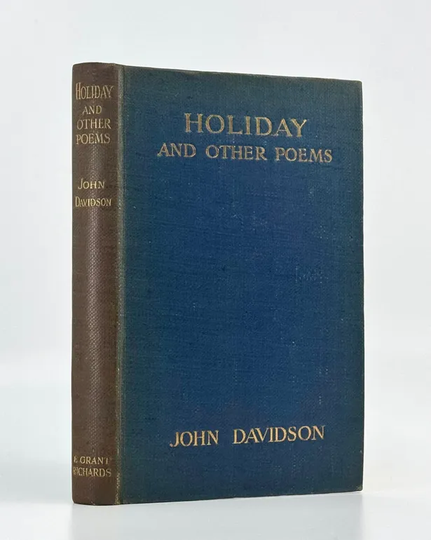 Holiday and Other Poems. With a Note on Poetry.