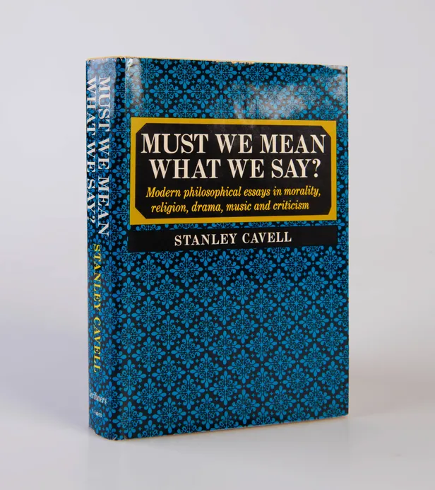 Must We Mean What We Say? A Book of Essays.