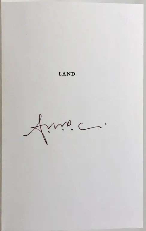 Land. Text by Jeanette Winterson. Photographs by Clare Richardson.