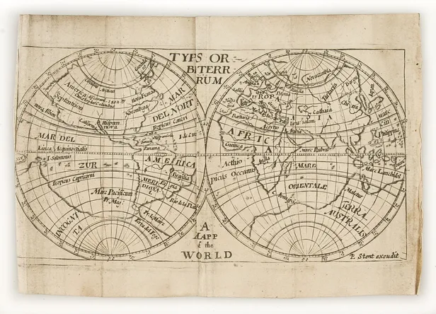 A New Description of the World delineated Europe, Africa and Asia, America. With a mapp and tables of the empires, kingdoms, provinces & cities therein. ...