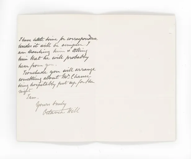 Autograph Letter Signed to 