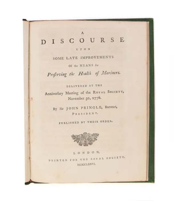 A Discourse upon some late Improvements Of the Means for Preserving the Health of Mariners.