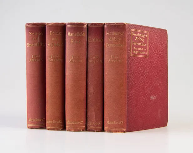 Sense and Sensibility; Pride and Prejudice; Mansfield Park; Emma; Northanger Abbey and Persuasion. Illustrated by Hugh Thomson. With an Introduction by Austin Dobson.