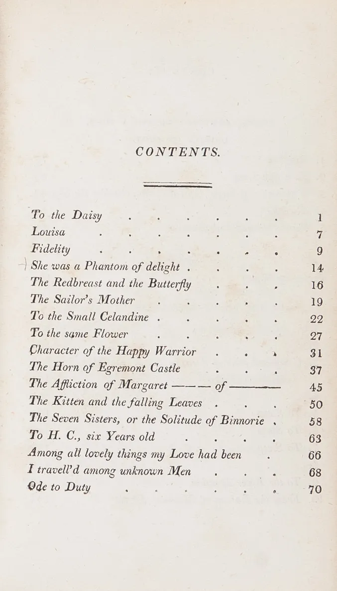 Poems, in Two Volumes, by William Wordsworth, Author of The Lyrical Ballads.