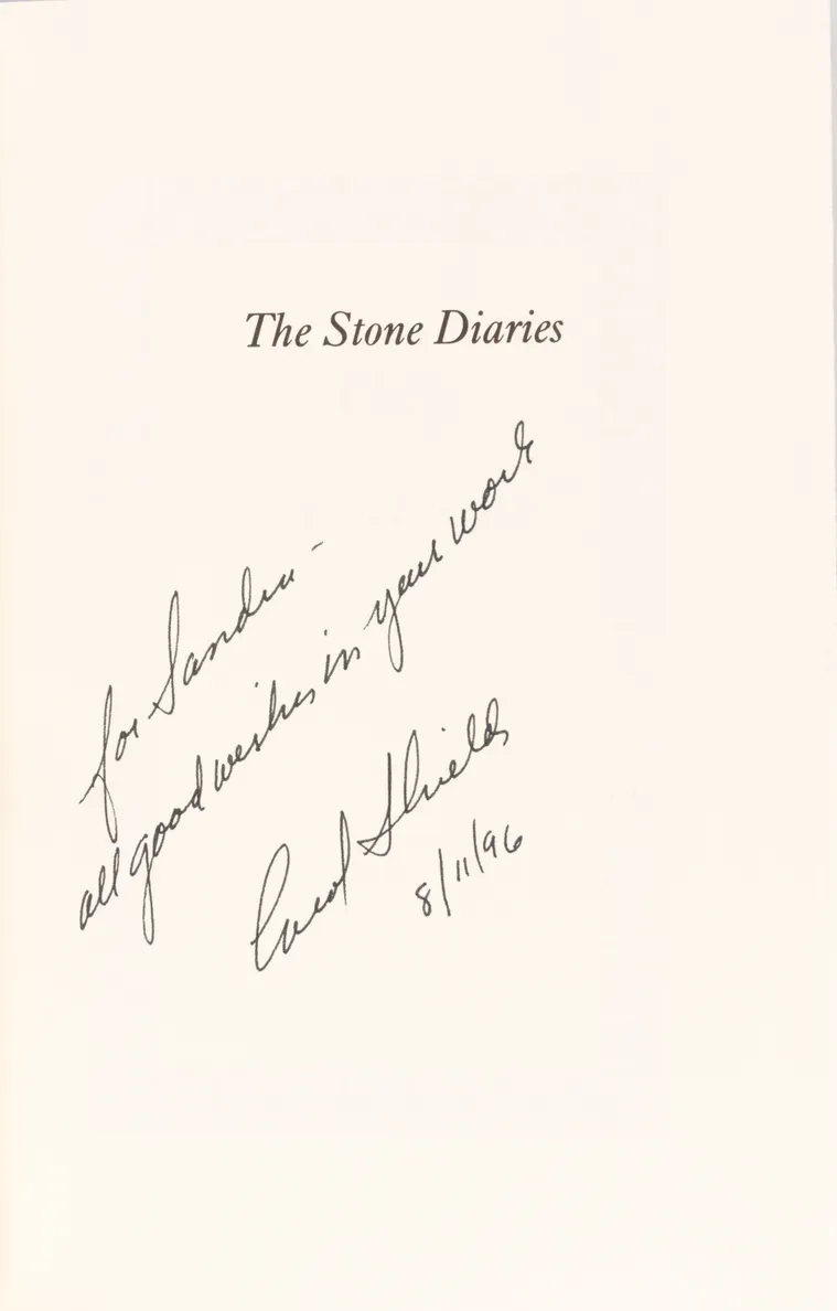 The Stone Diaries.