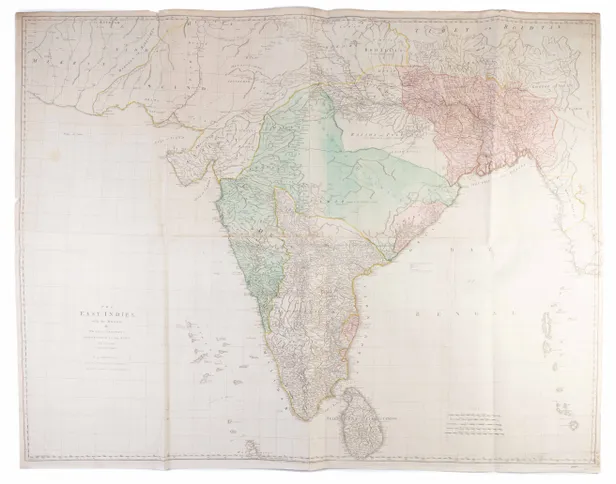 The East Indies, with the Roads. By Thomas Jefferys, Geographer to the King. M D C C LXVIII. The Second Edition. To the Directors of the Honble. East India Company, Tho.s Jefferys humbly Dedicates this Map.