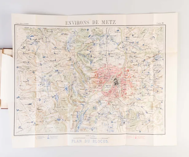 Episodes de la Guerre de 1870 et le blocus de Metz.