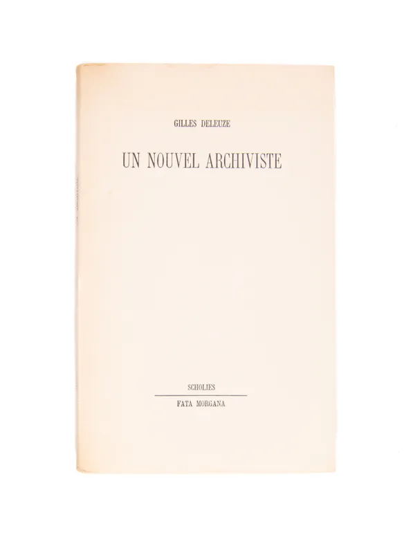 Un Nouvel Archiviste.