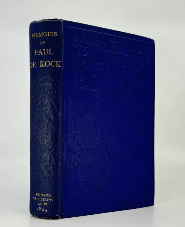 Memoirs of Paul De Kock.
