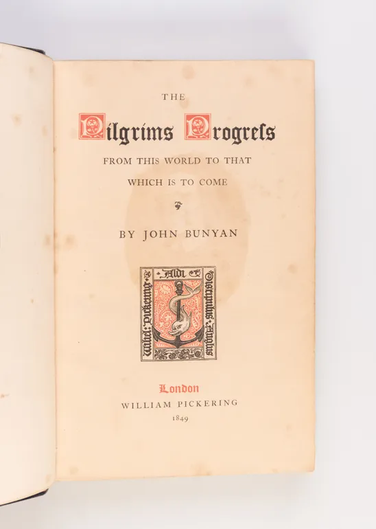The Pilgrims Progress from This World, to That Which is to Come.