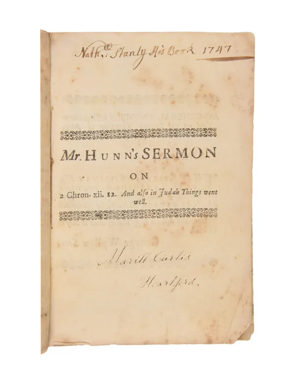 The Welfare of a Government Considered. A Sermon Preach'd before the General Assembly of the Colony of Connecticut, at Hartford ...