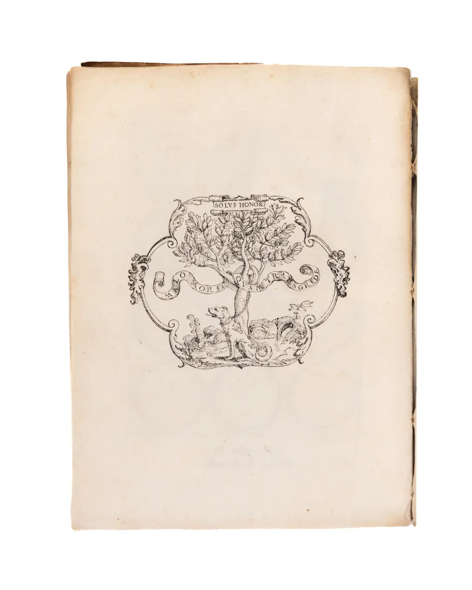 Le imagini con tutti i riversi trovati et le vite de gli imperatori tratte dalle medaglie et dalle historie de gli antichi. Libro primo [all published].   
[Venice], Enea Vico, 1548.