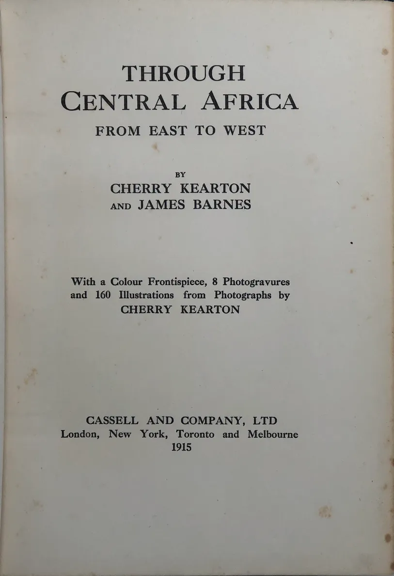 Through Central Africa From East to West
