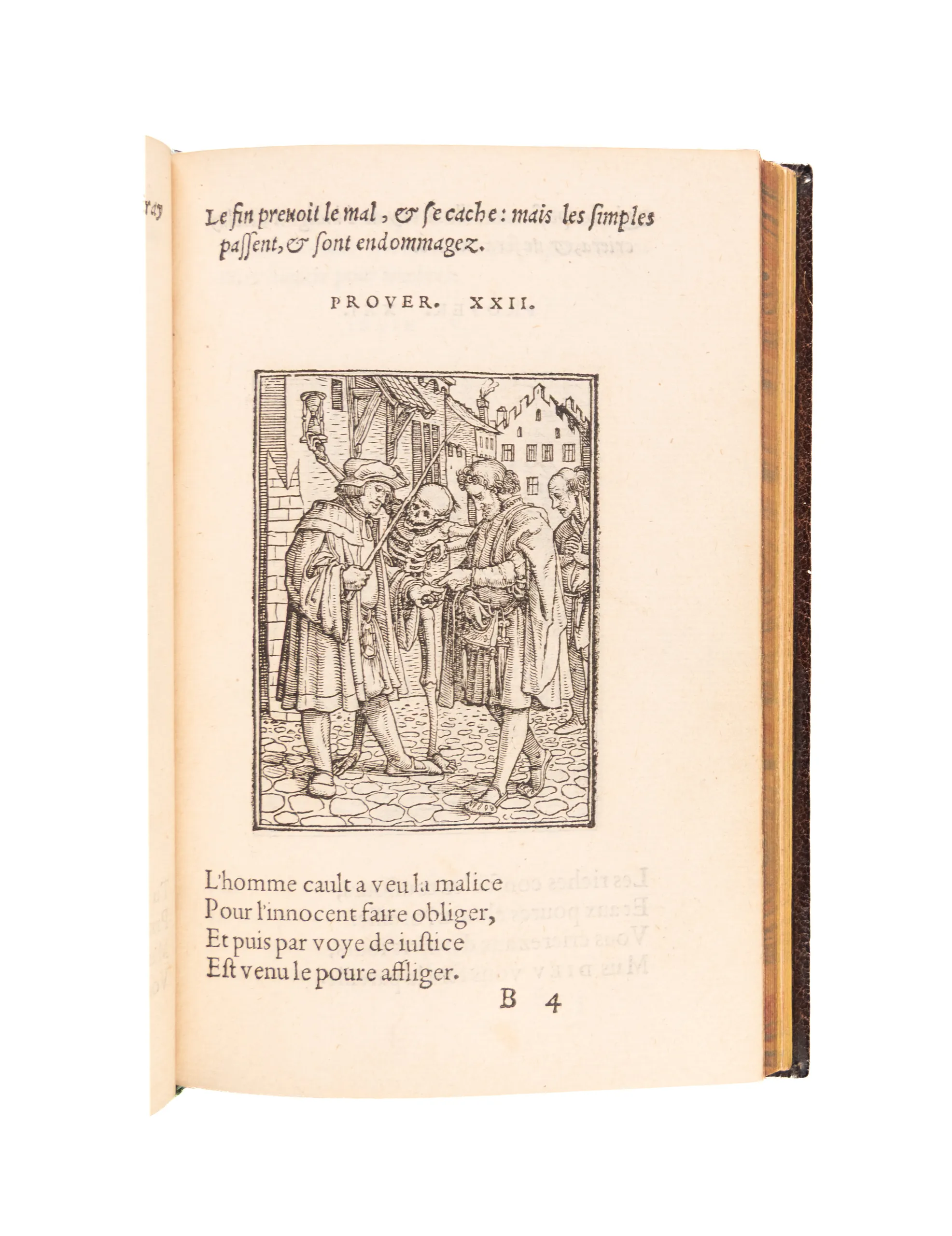 Les images de la mort, aux quelles sont adioustées douze figures. 
Lyons, Jean Frellon, 1547