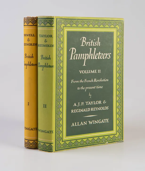 British Pamphleteers. Volume I: From the Sixteenth Century to the French Revolution. Volume II: From the French Revolution to the Present Time.