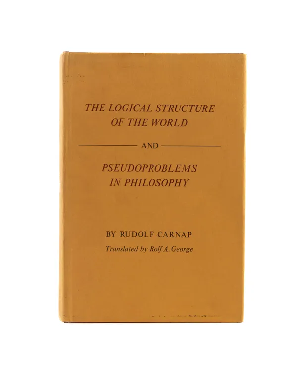 The Logical Structure of the World and Pseudoproblems in Philosophy.