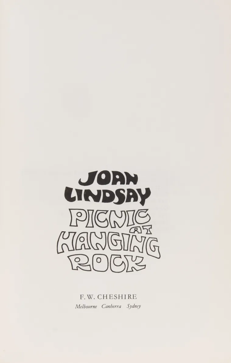 Picnic at Hanging Rock.