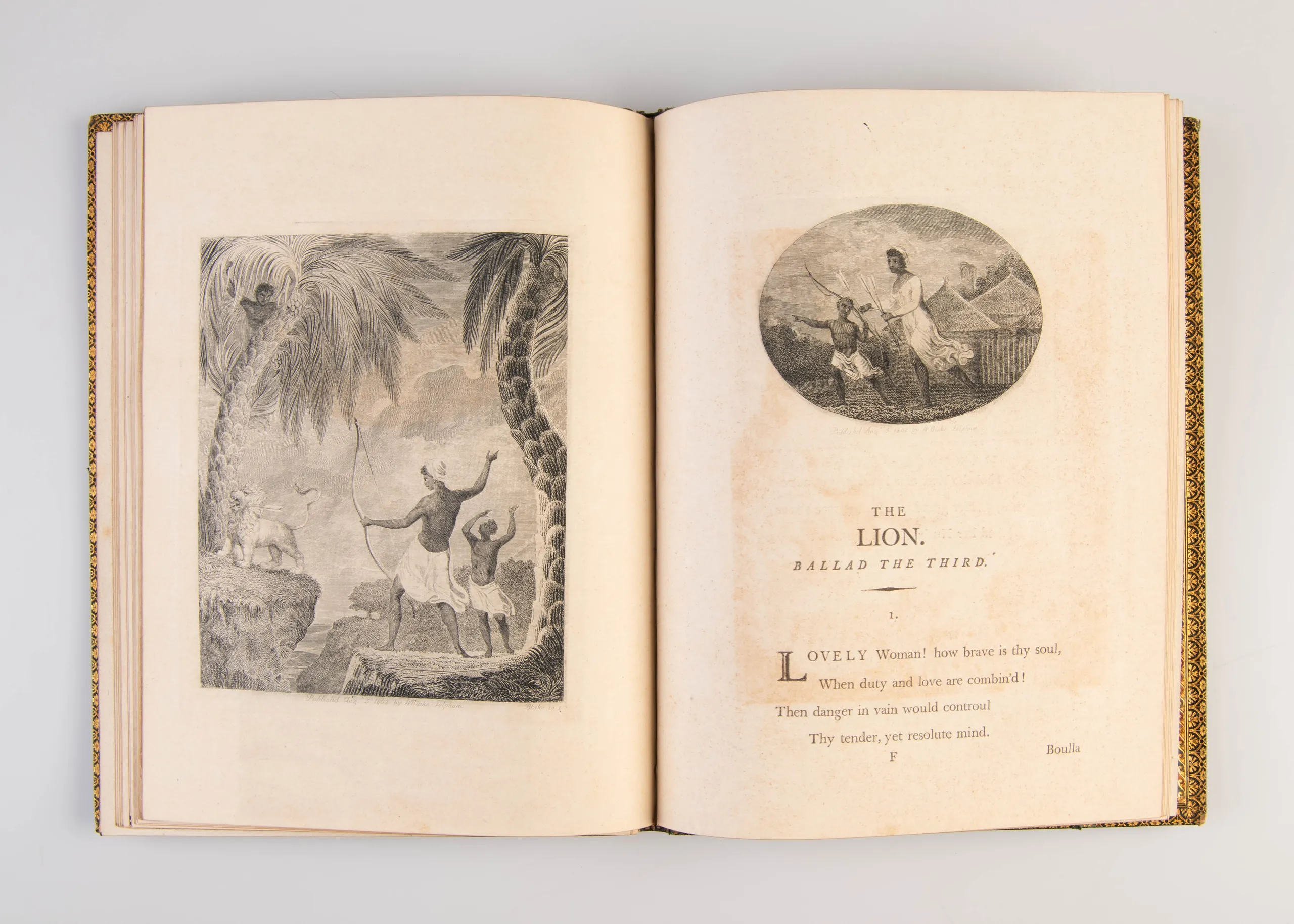 Designs to a Series of Ballads, Written by William Hayley, Esq. and Founded on Anecdotes Relating to Animals. Drawn, Engraved, and Published by William Blake; with the Ballads Annexed by the Author's Permission.