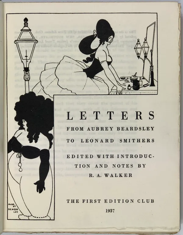 Letters from Aubrey Beardsley to Leonard Smithers.