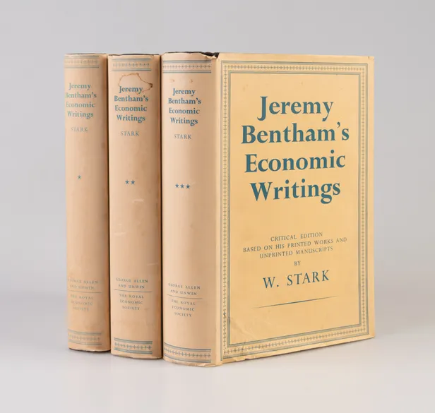 Jeremy Bentham's Economic Writings. Critical Edition Based on His Printed Works and Unprinted Manuscripts by W. Stark.